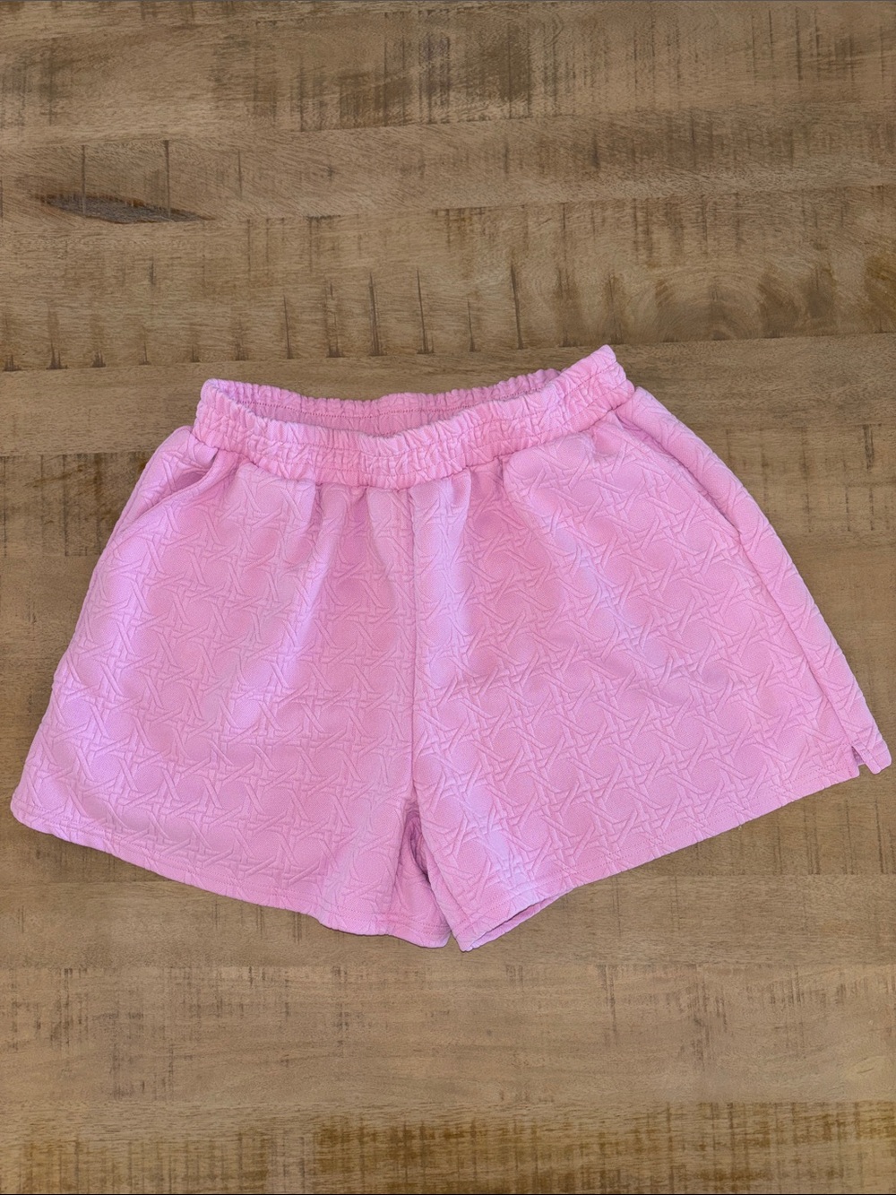 SSYS Boutique 2p The Sally Shorts Set in Quilted Cane Pink Large $88 Pockets - Picture 11 of 13